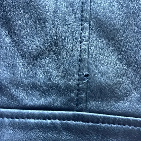 Trade/sell Maje leather jacket NWT w/ minor flaw🦄 - Picture 6 of 12